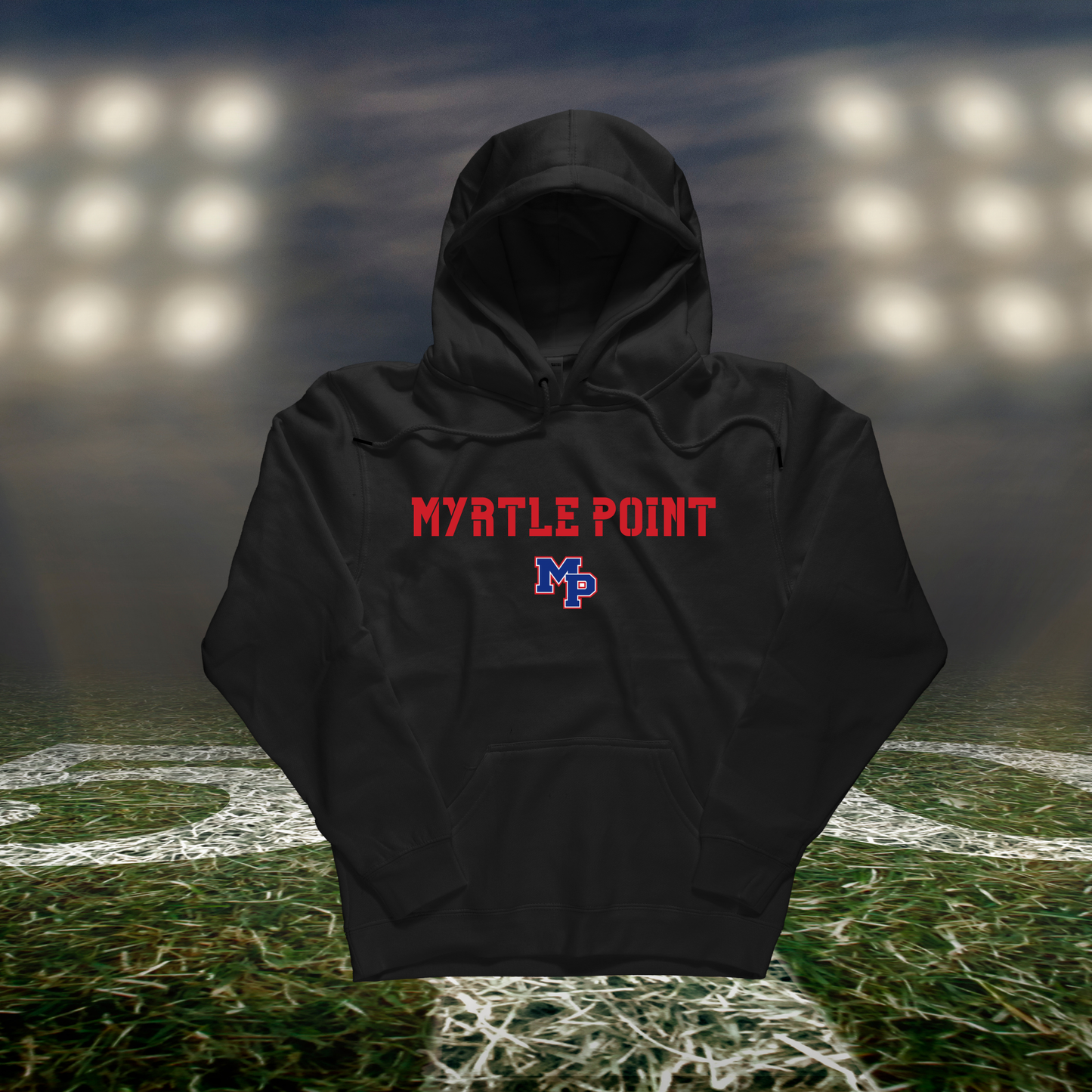 Myrtle Point Bobcats Town Mascot – Hoodie in Red