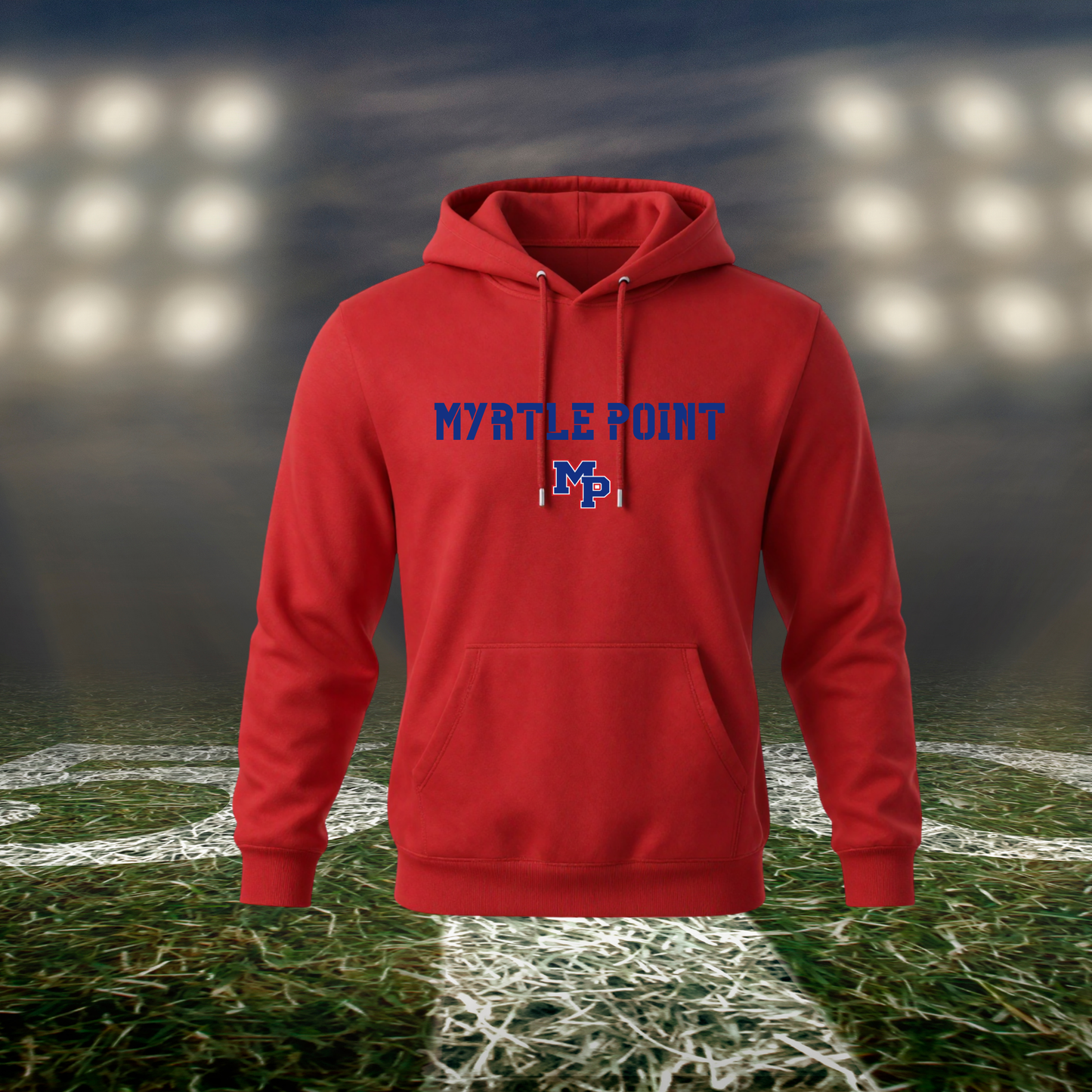 Myrtle Point Bobcats Town Mascot – Hoodie in Blue