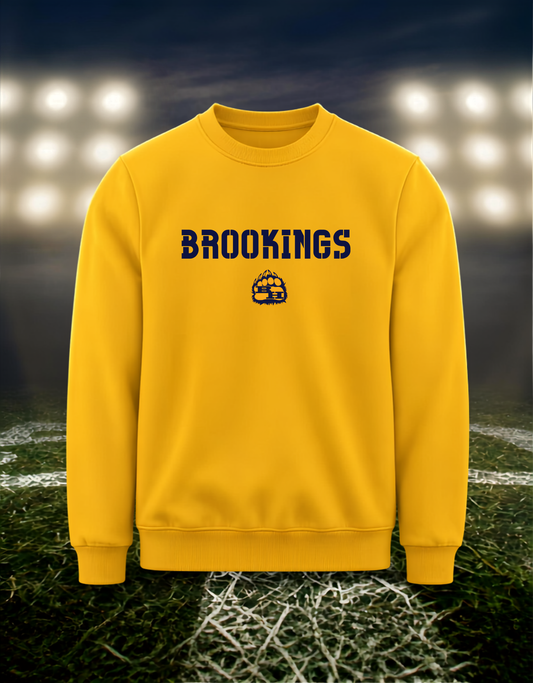 Brookings Bruins Town Mascot – Crewneck Sweatshirt in Navy