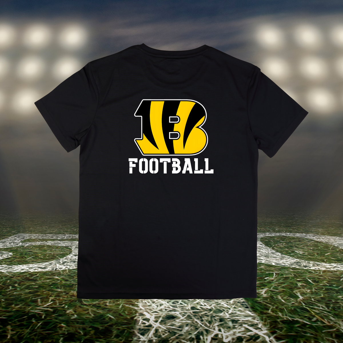Bandon Tigers Logo Football – driFIT Performance T-Shirt in Black