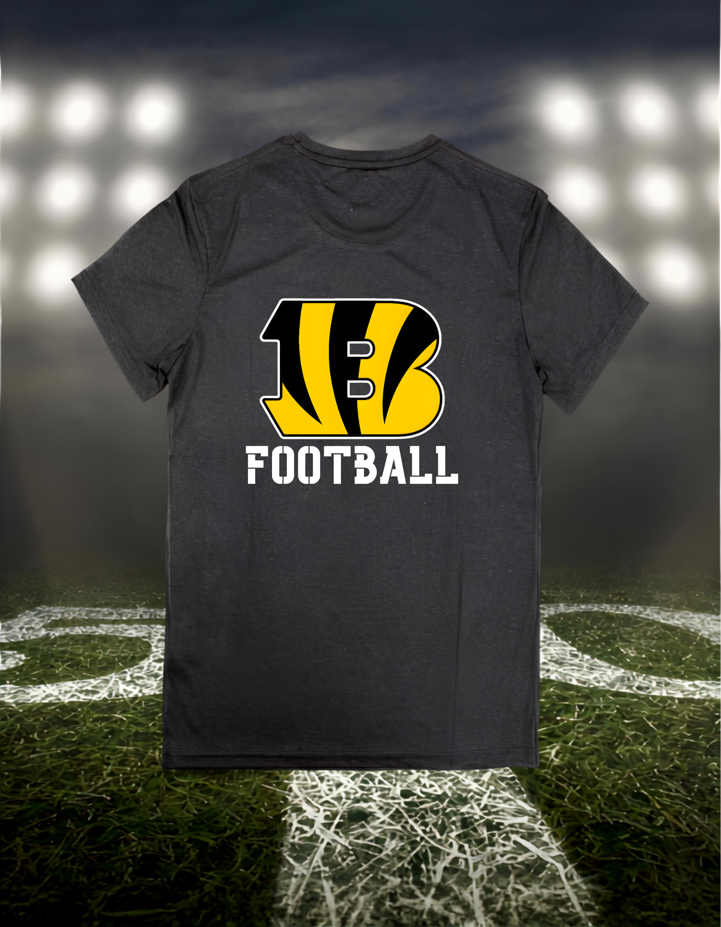 Bandon Tigers Logo Football – driFIT Performance T-Shirt in White