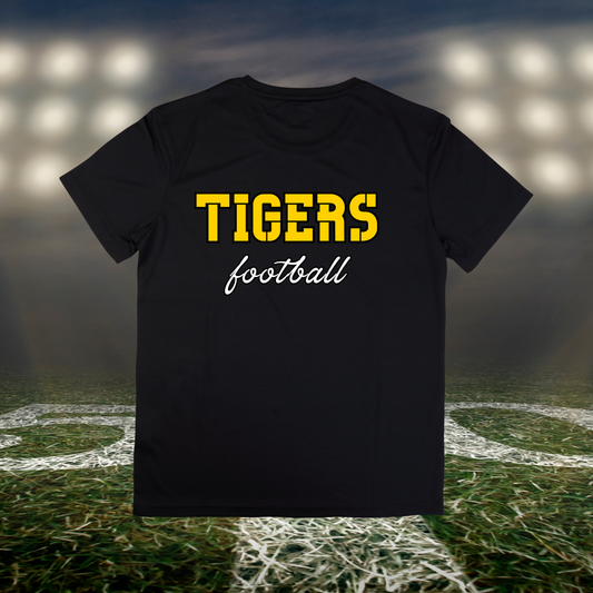 Bandon Tigers Football Text Logo – driFIT Performance T-Shirt in Black