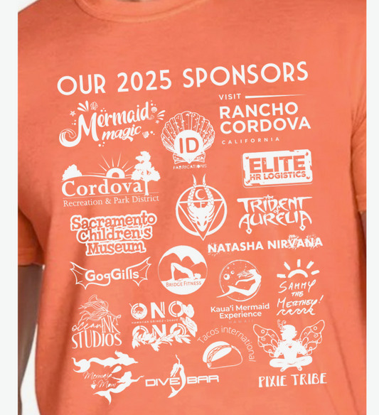 California Mermaid Convention - 2025 Shirt ORANGE