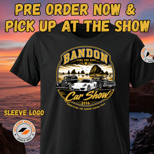 2026 Bandon's Carz for Kidz T-Shirt